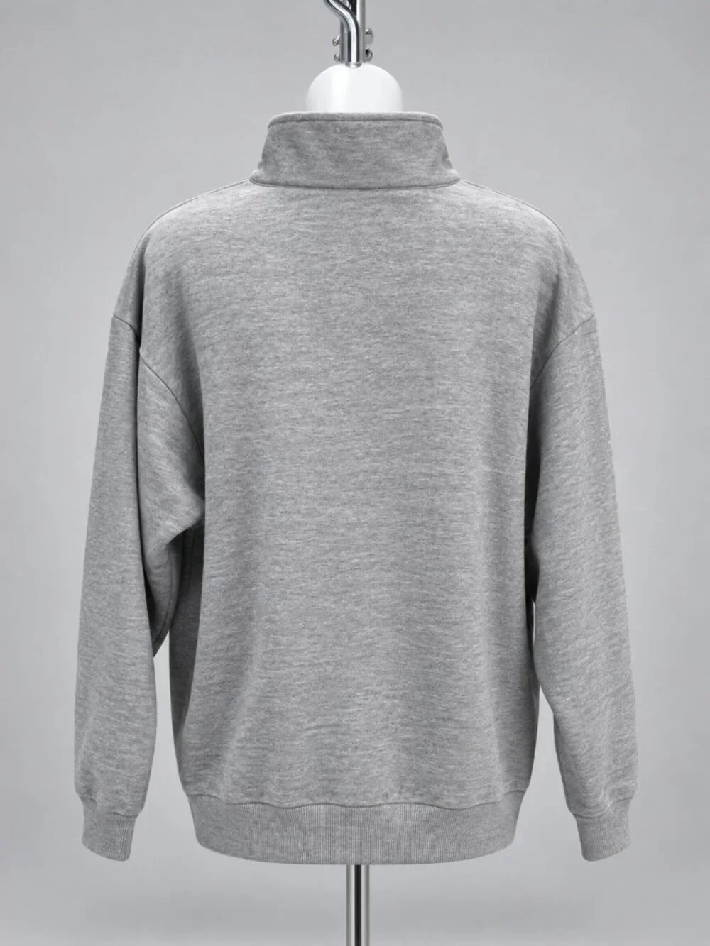 Alo Yoga Accolade Heather Gray 1/4 Zip Pullover Sweatshirt Silver Logo